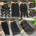 Best seller wholesale cheap remy human hair extensions cuticle aligned virgin hair vendors unprocessed raw burmese hair